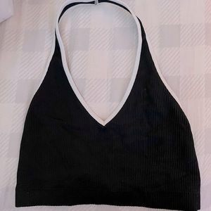 Ribbed Garage halter top. Never worn
